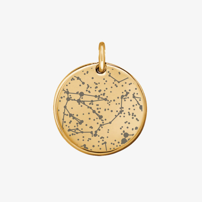 Custom Star Map Coin Charm