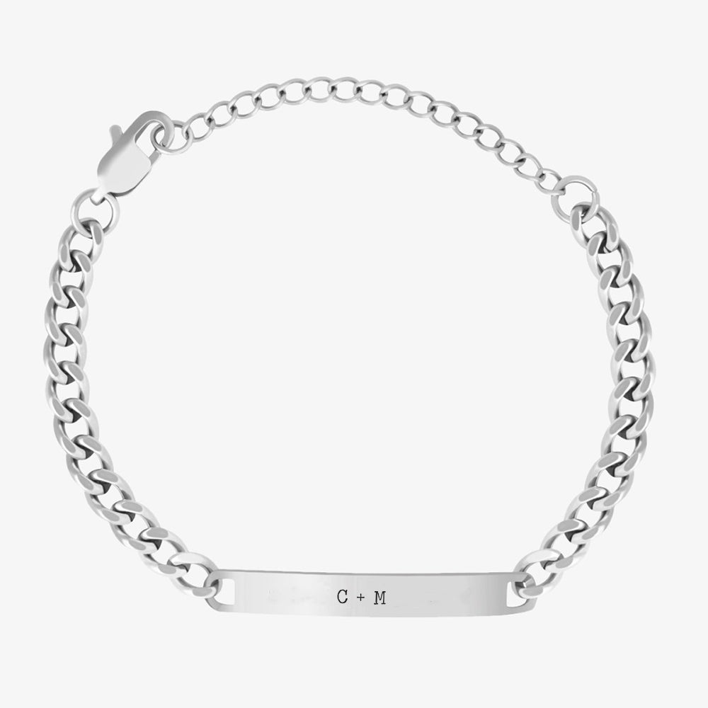 Engravable buying Sterling Silver Chain Bracelet