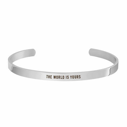 "THE WORLD IS YOURS" CUFF